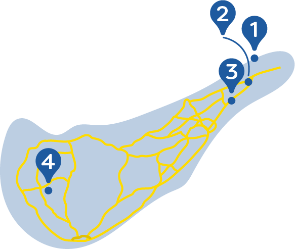 沖永良部島の地図