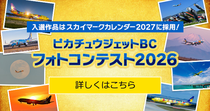 ピカチュウジェットBCフォトコンテスト2026